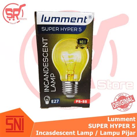 Jual Lampu Pijar Super Hyper 5 Watt Kawat Incandescent Lamp Bohlam Dop