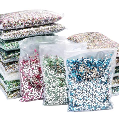 Big Package 2 6mm Resin Non Hot Fix Rhinestones Bulk Wholesale Flat Back Plastic Crystals Nail