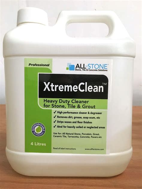 Xtreme Clean Heavy Duty Tile Stone And Grout Cleaner 4 Ltr Grout Renue