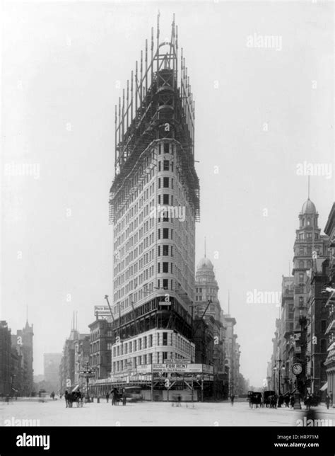 Nyc La Construcci N Del Edificio Flatiron Fotograf A De Stock