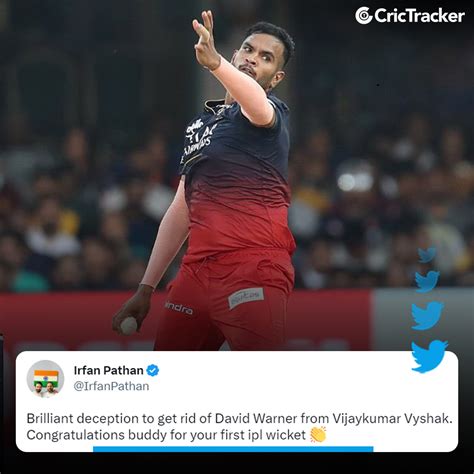 CricTracker On Twitter Irfan Pathan Congratulates Vijaykumar Vyshak