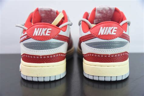 耐克nike Dunk Low Year Of The Dragon 龙年限定主题白灰红 Sb绑带低帮休闲板鞋纯原版本 货号： Fj5429