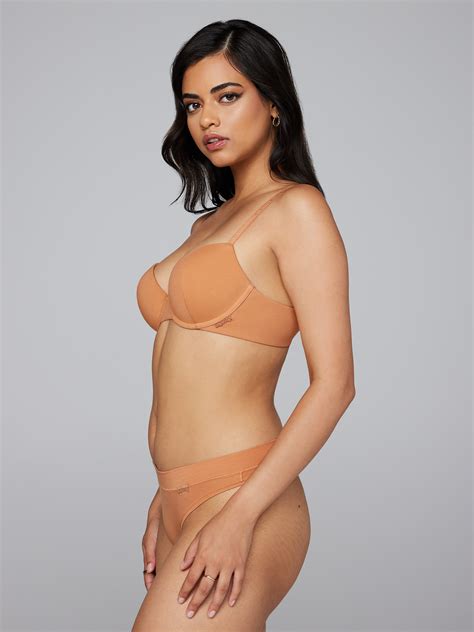 Cotton Essentials Padded Demi Bra In Nude Savage X Fenty Germany