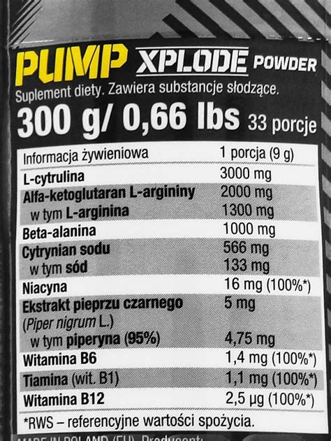 Olimp Pump Xplode Powder Fatburner Bg