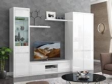 Гостиная Норден Белый/Белый глянец — купить недорого в Москве, цена от ...