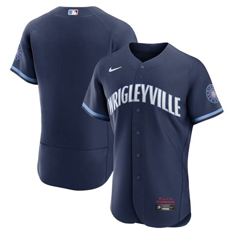 Mens Chicago Cubs Nike Navy 2021 City Connect Authentic Jersey