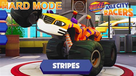 Blaze And The Monster Machines Axle City Racers Stripes Gameplay