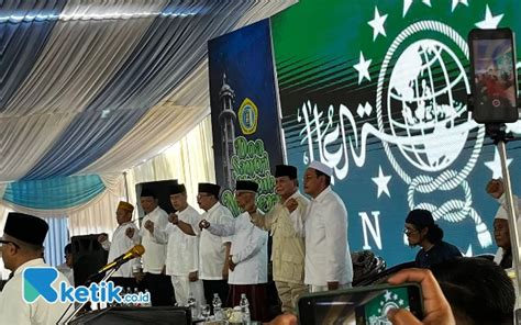 Pecah Perdana Di 2024 Capres Prabowo Sowan Ke Ponpes Zainul Hasan