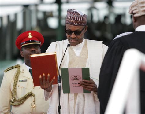 Breaking President Buhari Sworn In For Second Term Photos