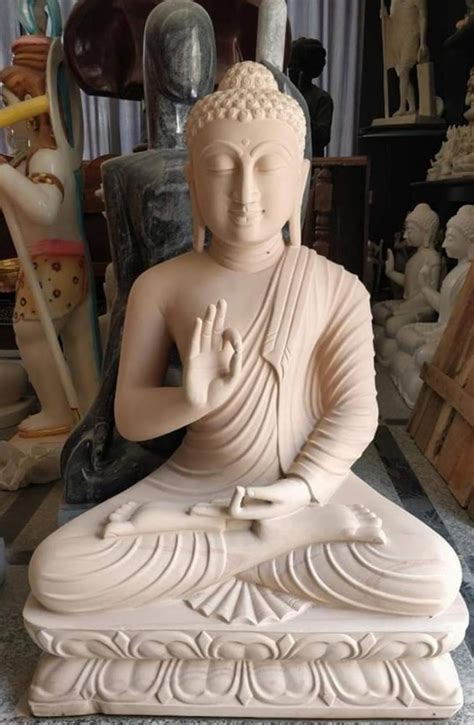 Jaipurcrafts Religious Stone Buddha Statue At Rs 230000 In Makrana Id