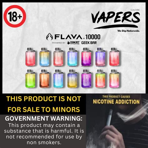 Authentic Flava Geekbar 10k Puffs Disposable Pod Flv Gb 10000 Puffs