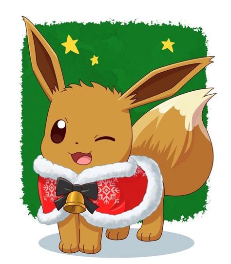 Extremely Cute Eevee | Cute pokemon wallpaper, Pokemon eeveelutions, Christmas pokemon