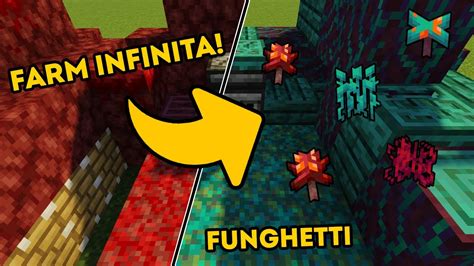 Come Ottenere I NUOVI FUNGHI Del Nether Con QUESTA FARM 1 16