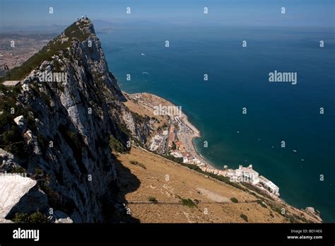 Catalan Bay. Gibraltar. Europe Stock Photo - Alamy