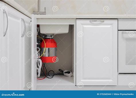 In-Sink-Erator Build in the Kitchen Furniture Stock Photo - Image of ...