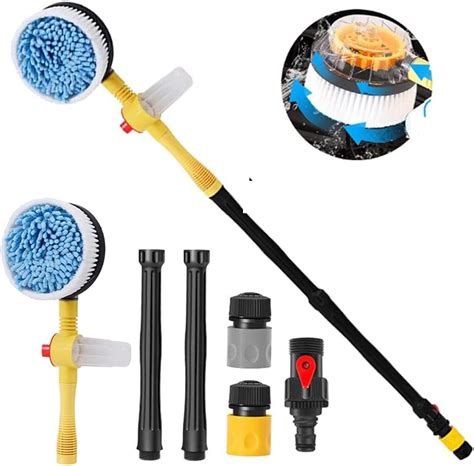 Amazon Auto Rotating Retractable Car Wash Brush 360 Spin Car Mop