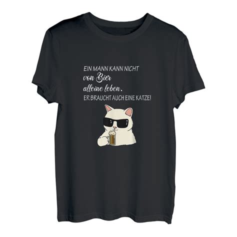 Lustige Männer T Shirts Katzen und Bier für den ultimativen Spaßfaktor