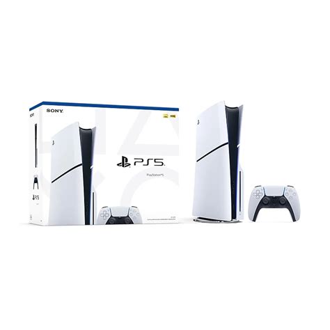 Sony PlayStation 5 Slim Gaming Console, 1TB SSD, White (1000039671) image 1
