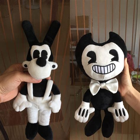 42 27 Awesome Large Size Bendy And The Ink Machine Bendy And Boris Plush Doll Figure Toys