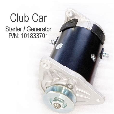 P N 101833701 Club Car Gasoline Powered Vehicle 12v Starter Generator