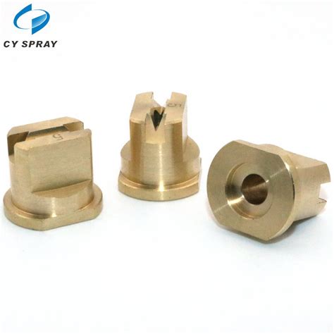 Brass Flat Fan Jet Teejet Spray Nozzles For Chemical Cleaning China