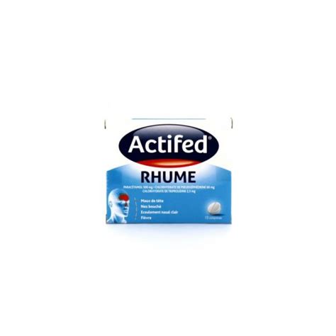 Actifed Cold 15 Tablets