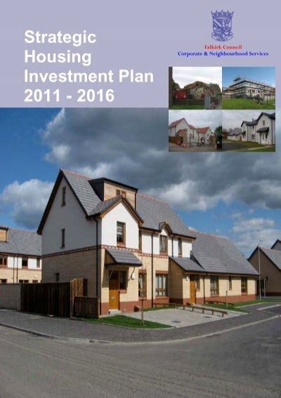 Strategic Housing Investment Plan 2010 Falkirk Council