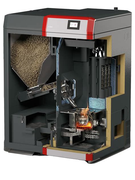 Biowin Xl Pellet Boiler With Bulk Pellet Feed System Ulcsa Caluwe