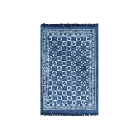 Tapis Kilim Coton 160 X 230 Cm Avec Motif Bleu Dec023973 à Prix Carrefour