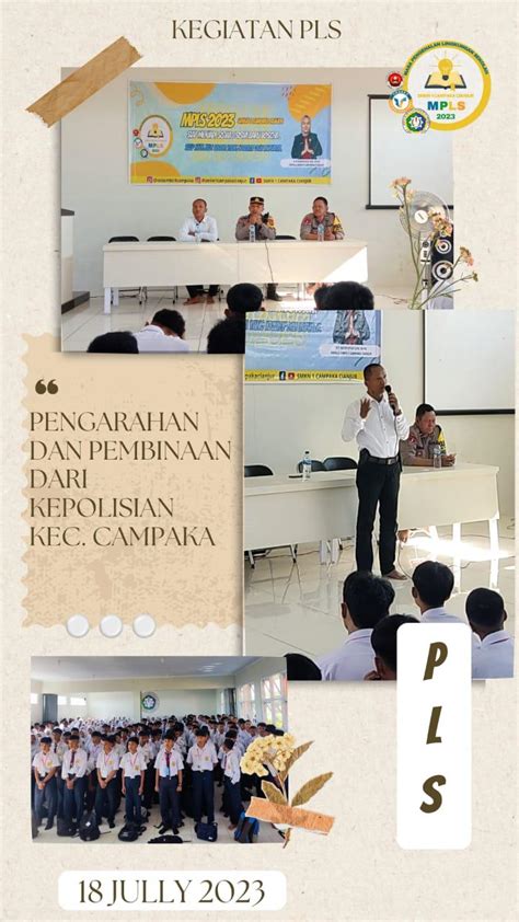 Pengarahan Dan Pembinaan Dari Kepolisian Kec Campaka SMKN 1 CAMPAKA