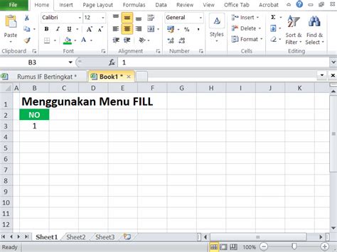 Cara Membuat Nomor Di Excel Dengan Otomatis Cepat Dan Mudah BETANTT