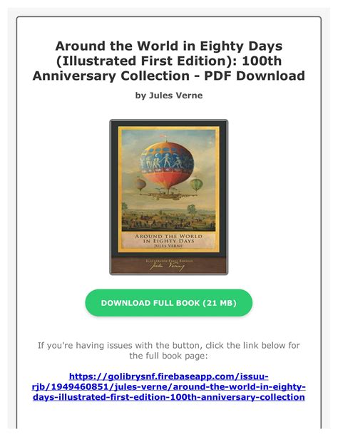 Pdf Around The World In Eighty Days Illustrated First Edition 100th