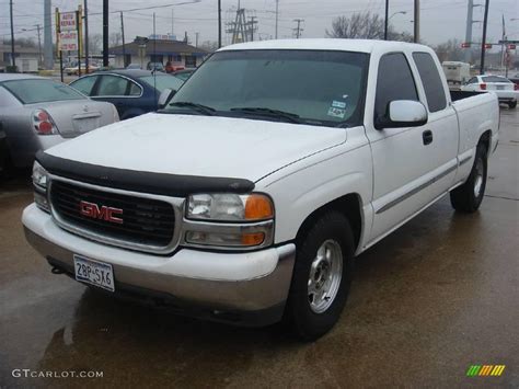 2000 Summit White Gmc Sierra 1500 Slt Extended Cab 1345105 Gtcarlot