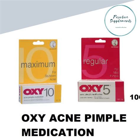 Oxy 10 Oxy 5 Acne Pimple Medication Benzoyl Peroxide 10g Shopee