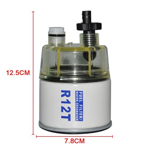 Mjs Auto R12s R12t Fuel Separator Spin On Fuel Water Separator Filter Lawn Mower Speedboat