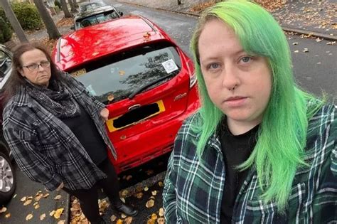 Mum In Tears After Driver Crashes Into Her Parked Car And Her