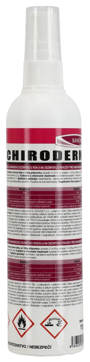 Dezinfekční roztok Chiroderm 115 ml Unizdrav cz