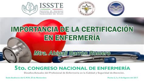 Importancia De La Certificación En Enfermería 5to Congreso Nacional De Enfermería Youtube