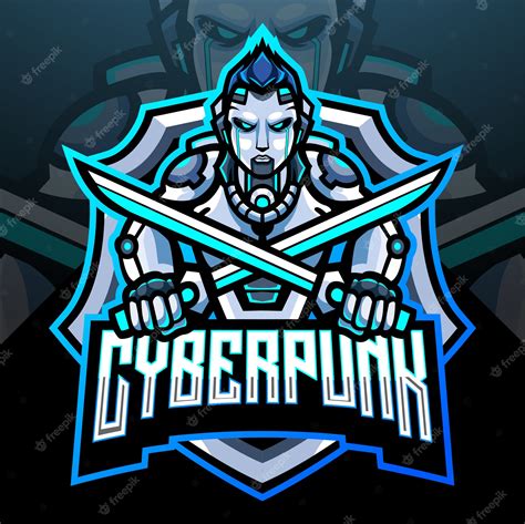 Premium Vector Cyberpunk Mascot Esport Logo Design