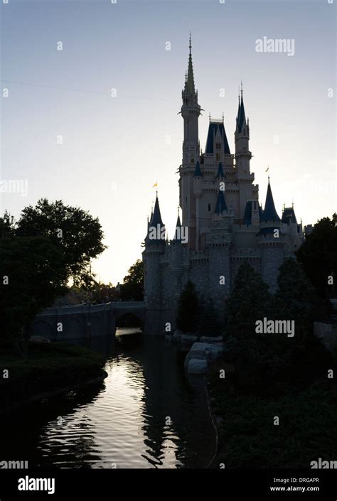 Silhouette Of Cinderella's Castle