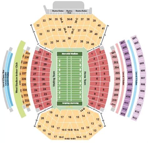 Ravens Stadium Seating Chart Interactive Map