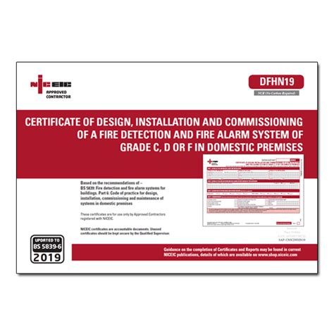 Niciec Fire Detection Bs 5839 6 2019 Design Installation