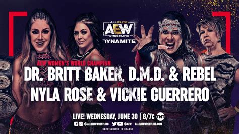 Aew Dynamite Card For Tonight Tpww