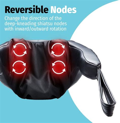 Homedics Masajeador Shiatsu Inal Mbrico De Cuello Y Hombros Con Calor