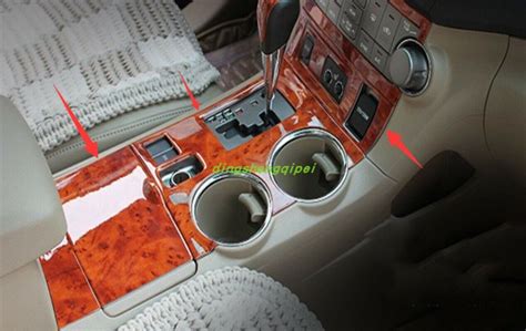 Peach Wood Grain Car Interior Kit Cover Trim For Toyota Highlander