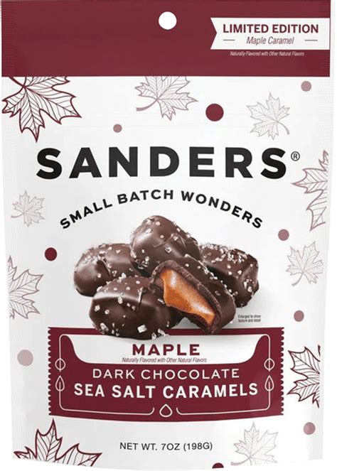 Sanders Maple Dark Chocolate Sea Salt Caramels Total Wine And More