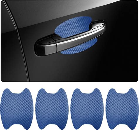 Amazon Augeny Pcs Car Door Handle Scratch Protectors Carbon