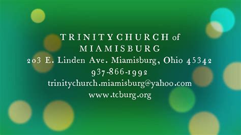 Trinity Church Of Miamisburg Worship Service April 25 2021 Youtube