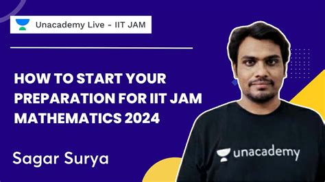 How To Start Your Preparation For Iit Jam Mathematics Sagar