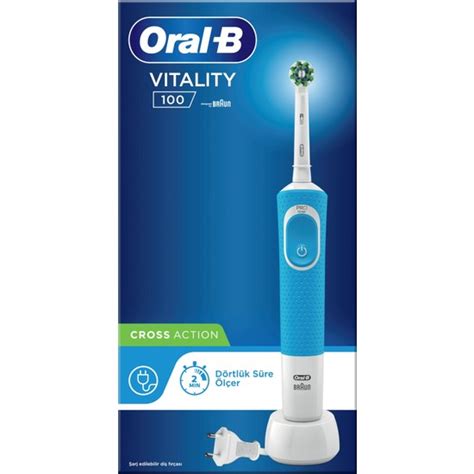 Oral B D Vitality Cross Action Arjl Di F R As Mavi Fiyat